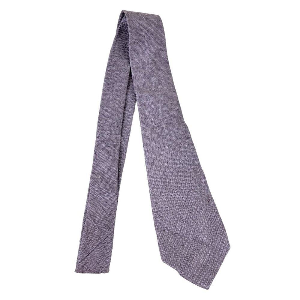 Vintage Polo Ralph Lauren Wool Knit Neck Tie Mens Lavender Purple 3" x 56" Italy